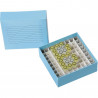 Boîte de congélation en carton pour cryotubes 2ml Bleu (1)