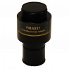 Adaptateur monture C avec lentille 0.37 pour tube 23.2 et camera 1/3 inch (1)