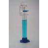 Eprouvette graduée en verre à col rodé base plastique 1Litre (1)