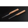 Couteau de coupe manche en bois lame en acier (1)